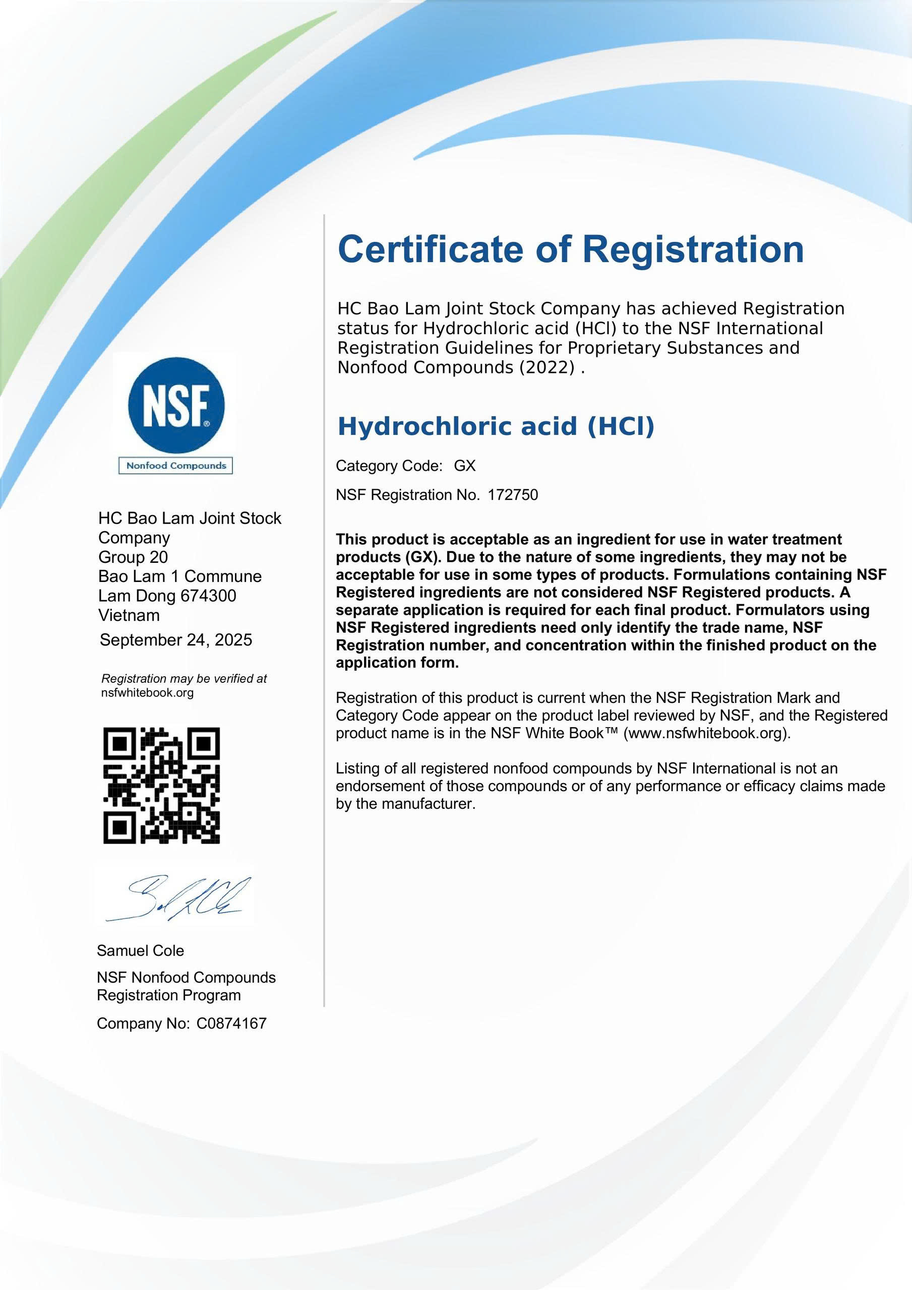 Hóa chất Bảo Lâm